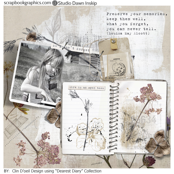 Dearest Diary {Collection} by Dawn Inskip