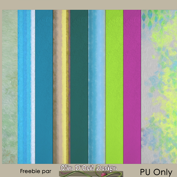 Kit Collab publiscrap escale vers les beaux jours Clin d'oeil design