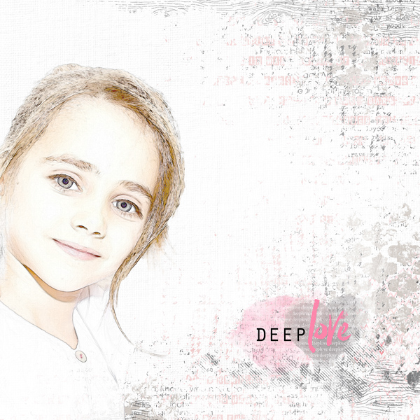 Artsy Challenge NBK Design - Scrapbook page by Clin d'oeil Design