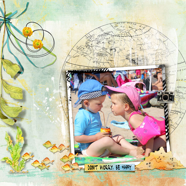 Deep blue Sea collection by Dawn Inskip J'adore cette photo de mes petits enfants ! deux pailles dans la même canette !