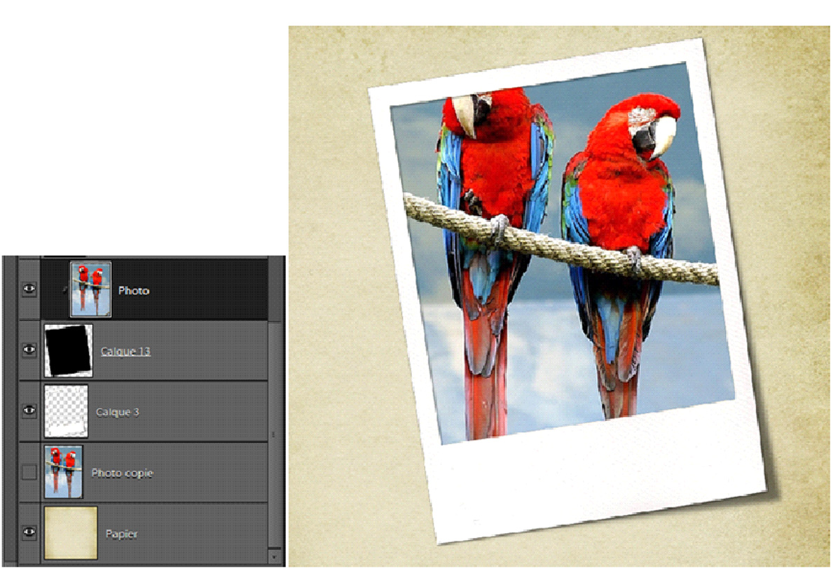 Tuto Hors cadre - HC - Out of Bound - OoB Photoshop et PSE- Clin d'oeil Design