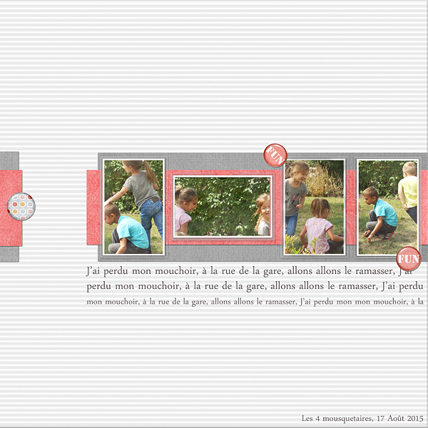Scrap clean & simple, Scraplift de SOCO template de Sabrina