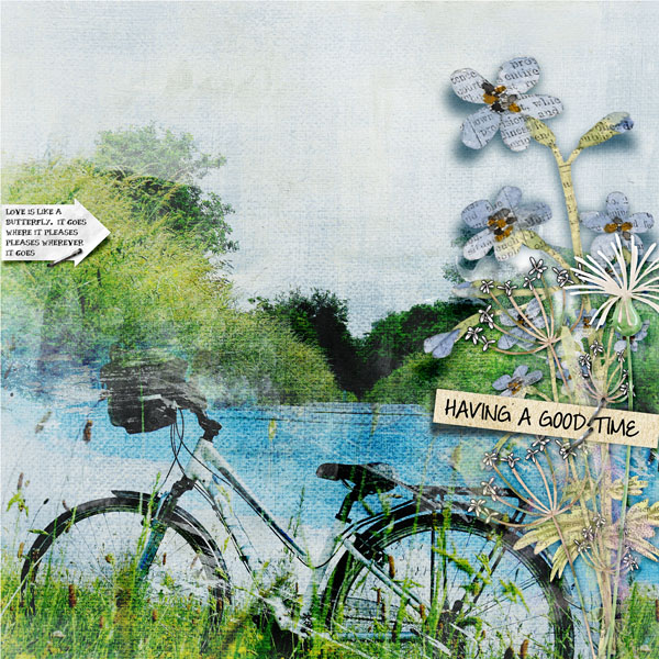 Dawn Inskip besotted collection Having a good time Inspiration balade pour cette page poétique