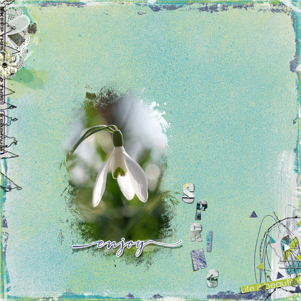 Enjoy Life by Kawouette - Clin d'oeil Design - scrap digital -