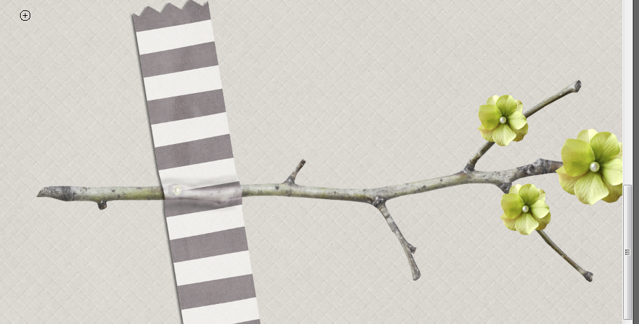 Photoshop Tuto Scrap digital marquer un pli dans le scotch Clin d'oeil Design