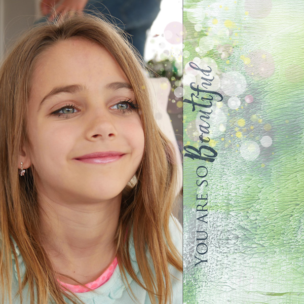 Template challenge NBK Design a simple scrapbook page by Clin d'oeil design