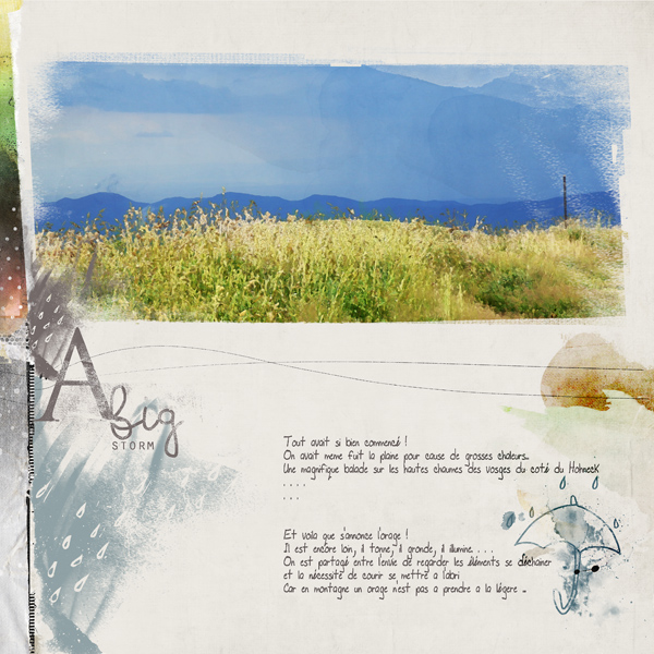 Challenge August #3 Color OSCRAPS SCRAP DIGITAL CLIN DOEILDESIGN