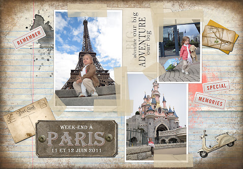 Album scrap digital week end à paris