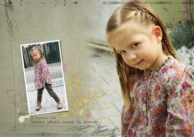 Tutorial créer des stickers, outil contours Photoshop scrap digital