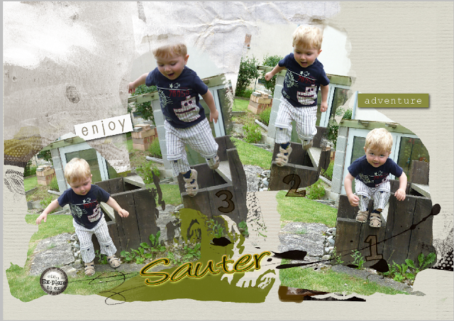 Tutorial créer des stickers, outil contours Photoshop scrap digital