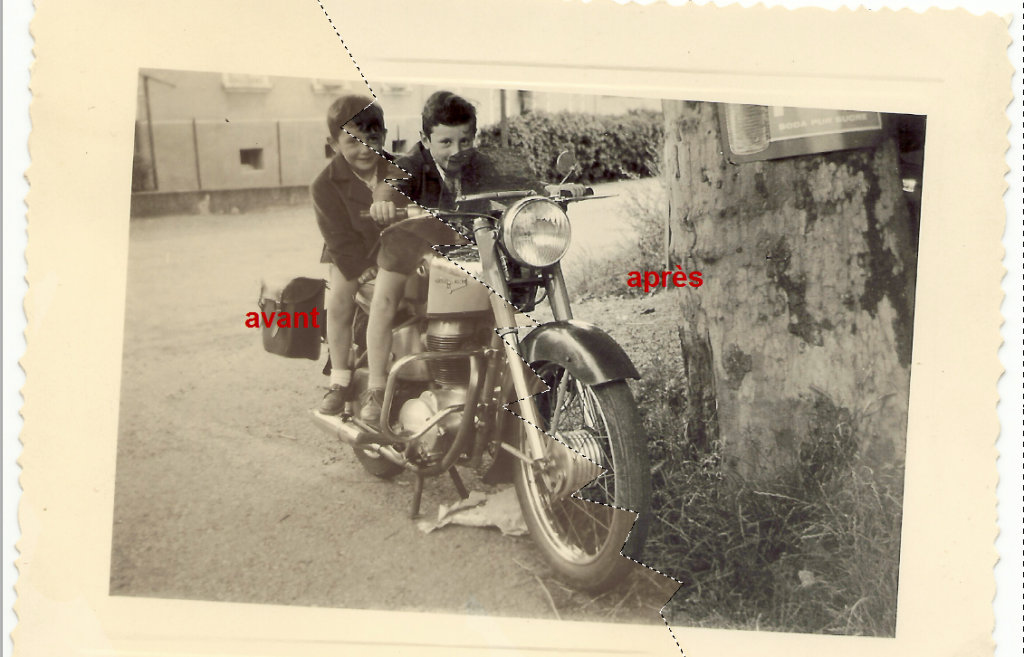 Tuto amélioration photo après SCAN photo scannée