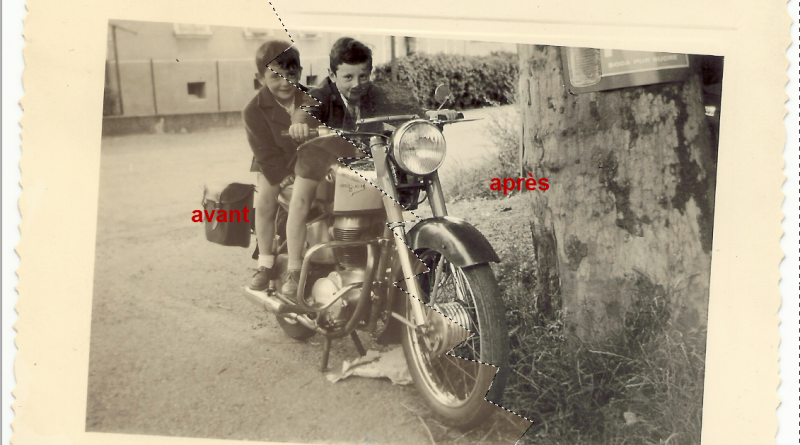 Tuto amélioration photo après SCAN photo scannée