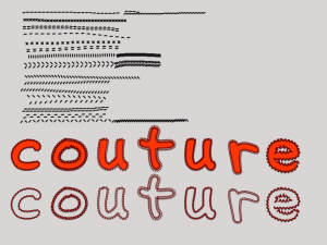 Tuto Couture sous Photoshop PSE Clin d'oeil Design