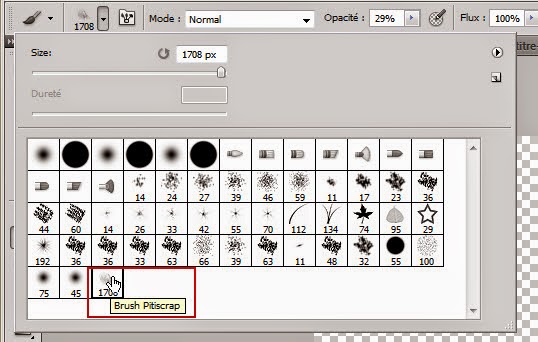 Tuto Définir un élément en brush Photoshop et PSE