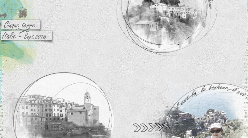 Italie Cinque terre - challenge visiteur Publiscrap PBS