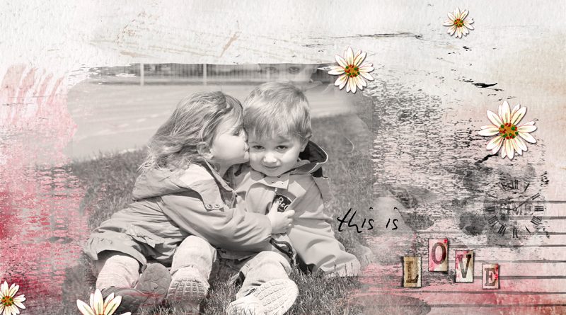 Un amour d'enfance by Clin d'oeil Design - Collection Memories by Dawn Inskip