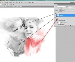 Tuto Photoshop utilisation filtre pinceau à sec