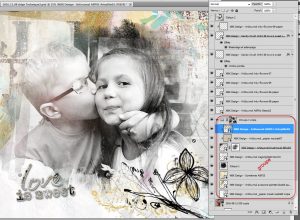 Tuto Photoshop utilisation filtre pinceau à sec