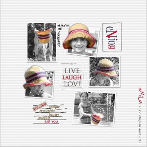 du Noir & blanc avec une touche de couleur Clin d'oeil Design