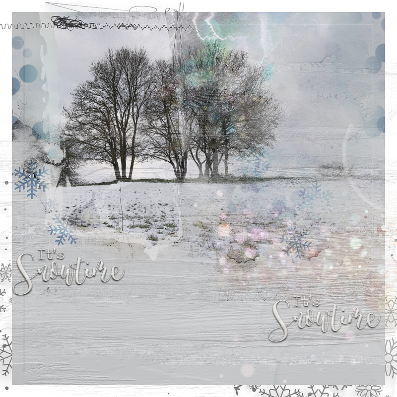 Winter Blues By NBK Design - Clin D'oeil Design