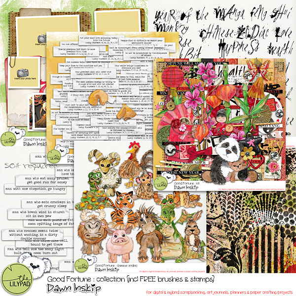 Kit Good Fortune by Dawn Inskip - Clin d'oeil Design