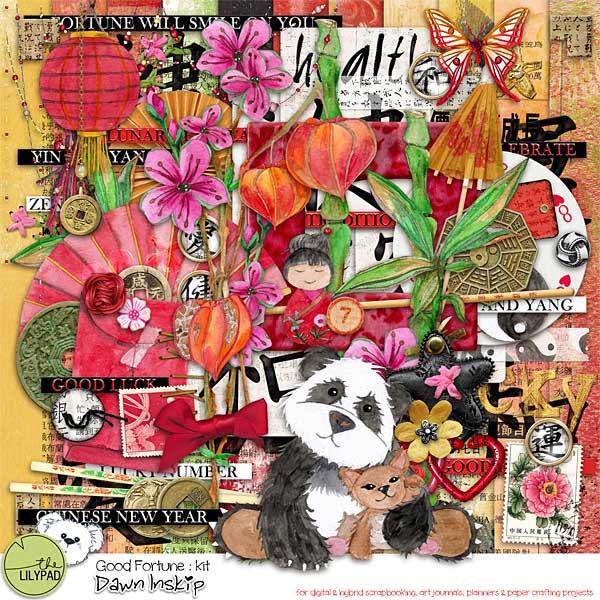 Kit Good Fortune by Dawn Inskip - Clin d'oeil Design