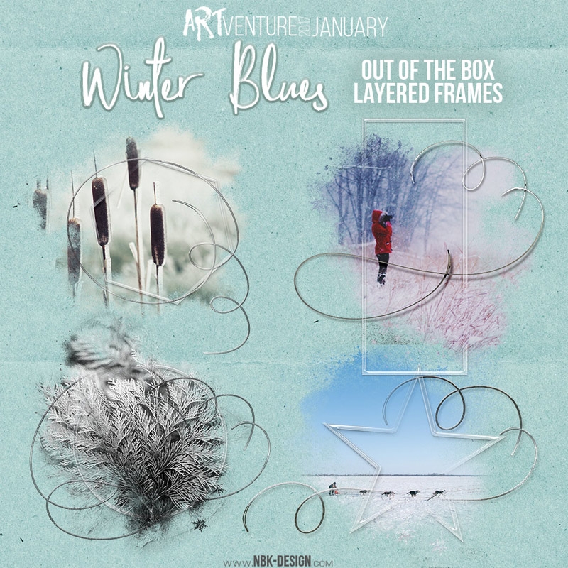 Winter Blues By NBK Design - Clin D'oeil Design