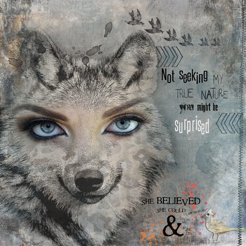 My true Nature Birthday Oscrap - Clin d'oeil Design