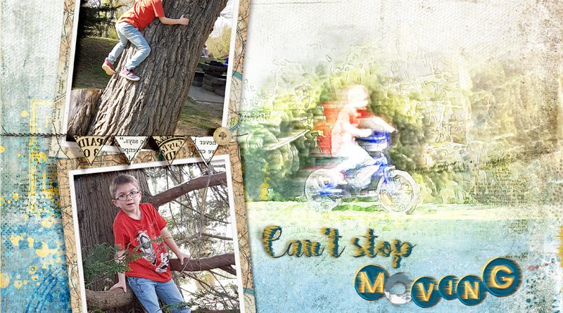 Can't stop moving - 52 inspirations challenge - Clin d'oeil design