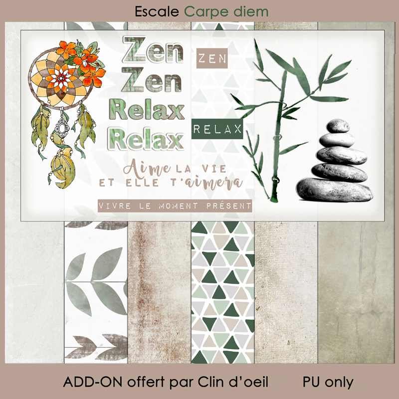 Escale carpe Diem Collab freebie