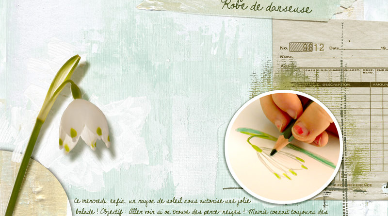 Le perce neige robe de danseuse