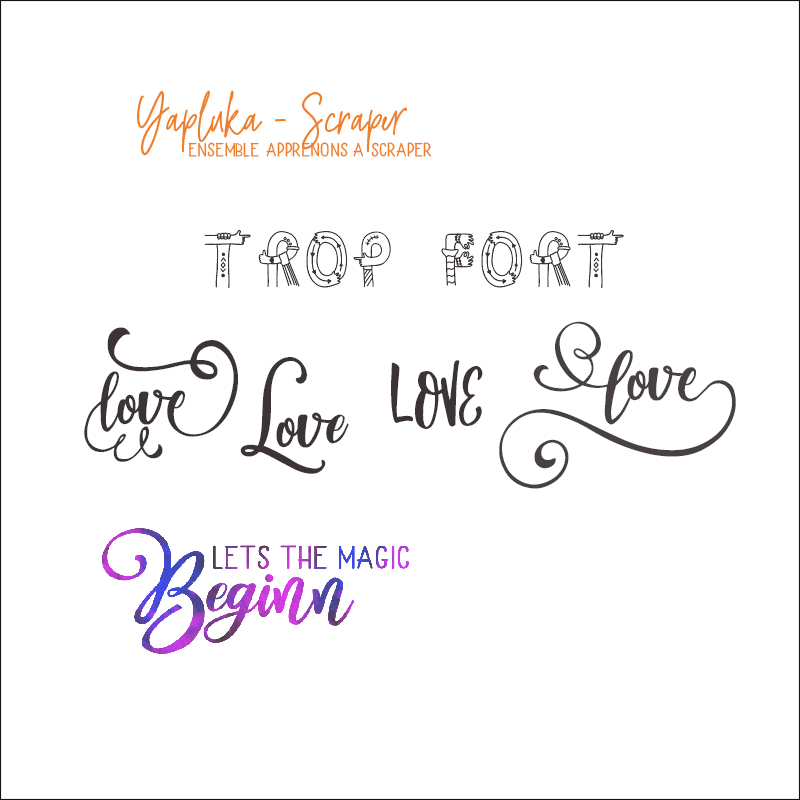 Le scrap et les polices