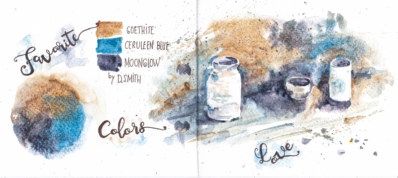 Aquarelle : couleurs favorites !