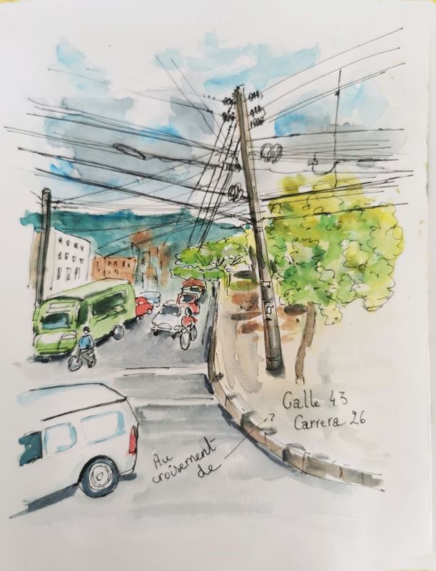 Sketchbook voyage en Colombie